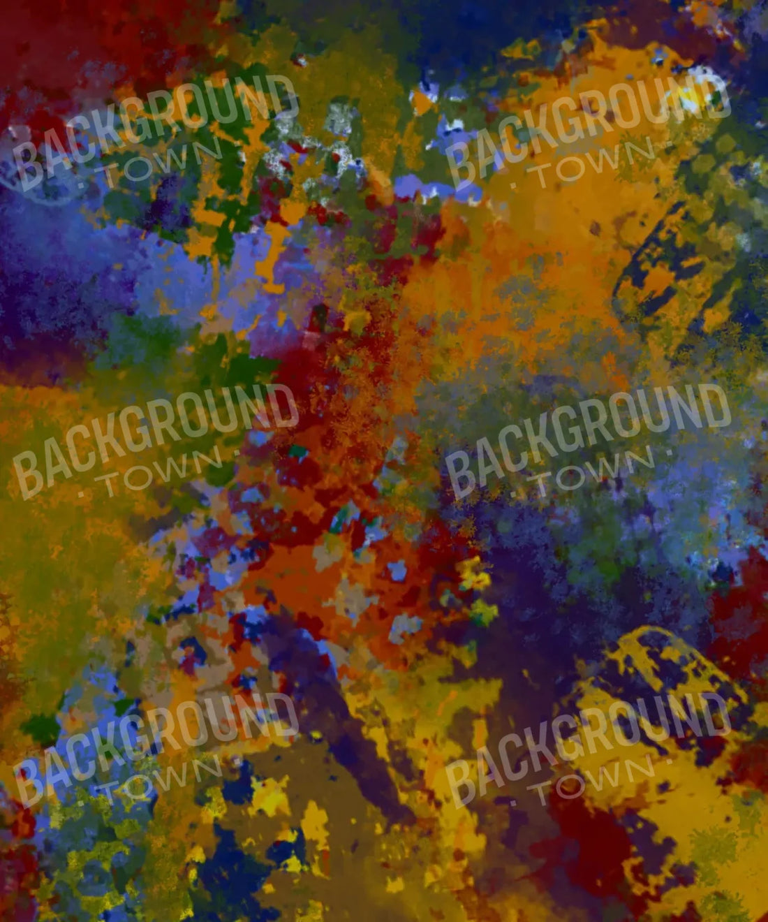 Multi-Color Painted Backdrop for Photography