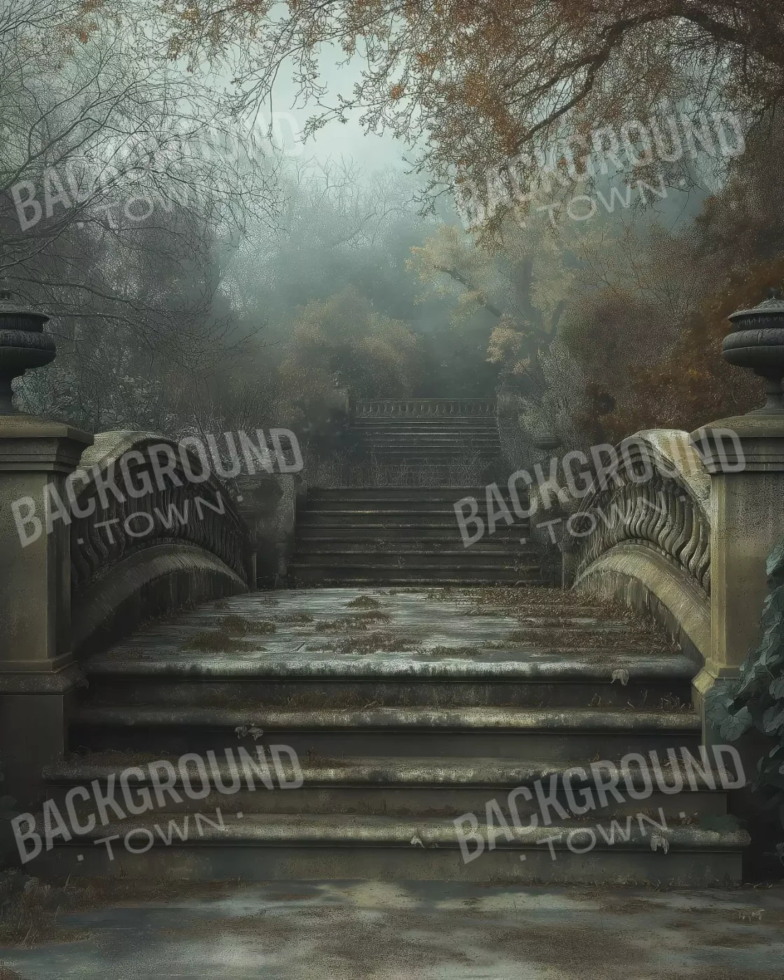 Victorian Arch Bridge 8’x10’ Fleece (96 x 120 inch) Backdrop