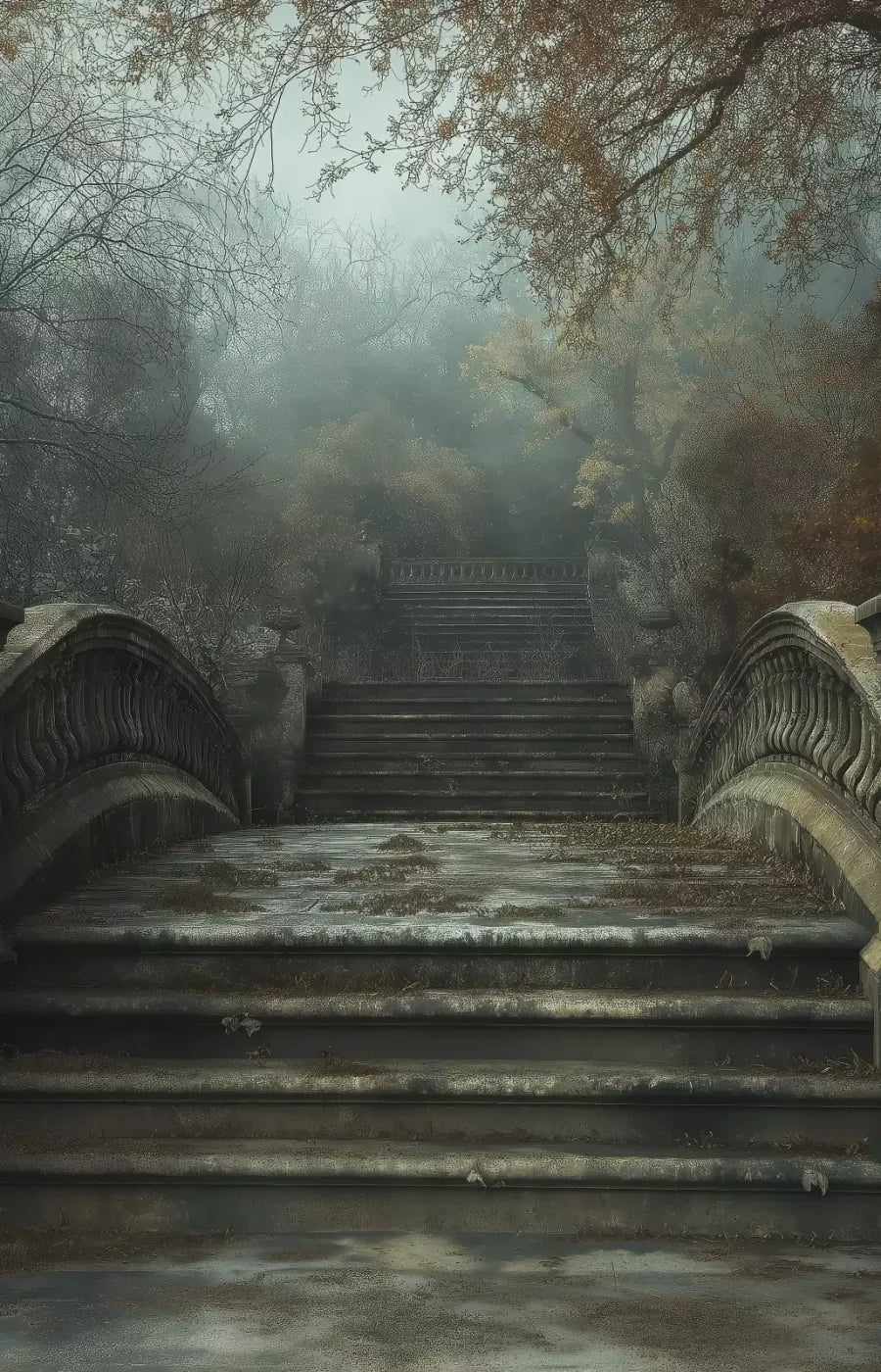 Victorian Arch Bridge 9’x14’ UltraCloth (108 x 168 inch) Backdrop