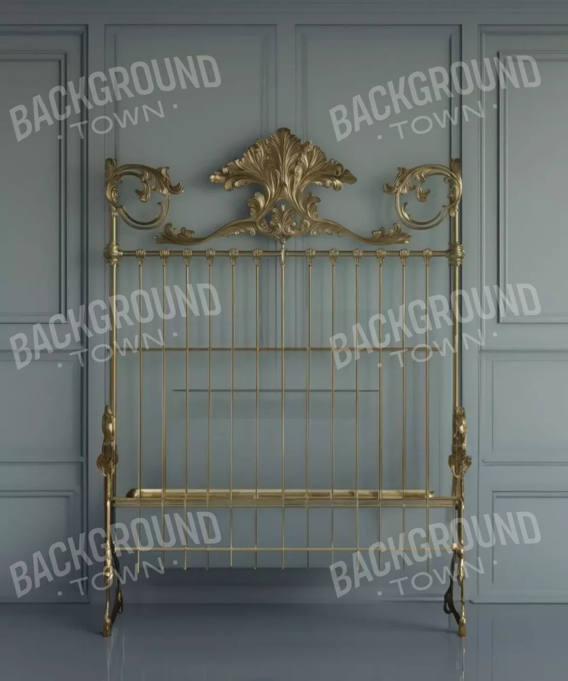 Gray , Gold Backdrop for Photography