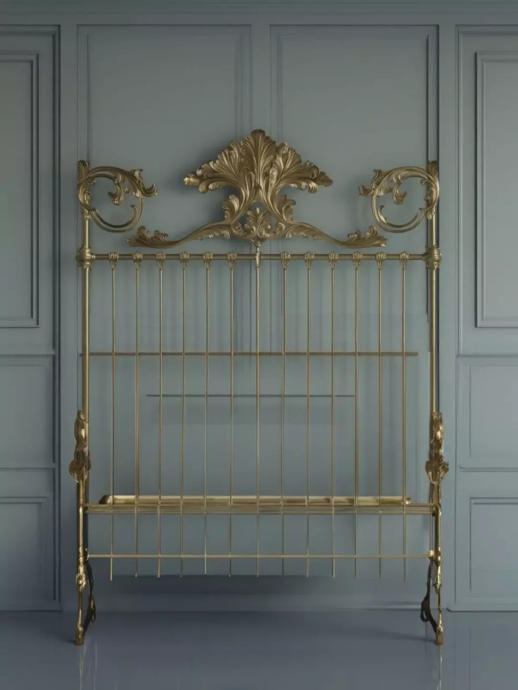 Victorian Bedroom Wall 6’X8’ Fleece (72 X 96 Inch) Backdrop