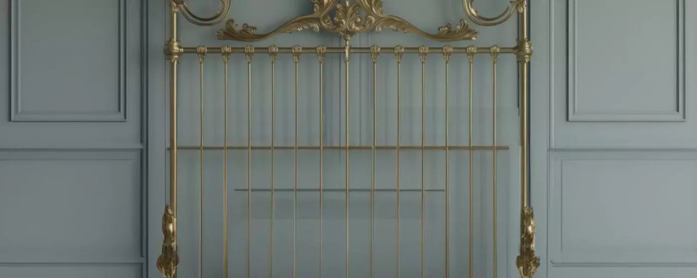 Victorian Bedroom Wall 20’X8’ Ultracloth (240 X 96 Inch) Backdrop