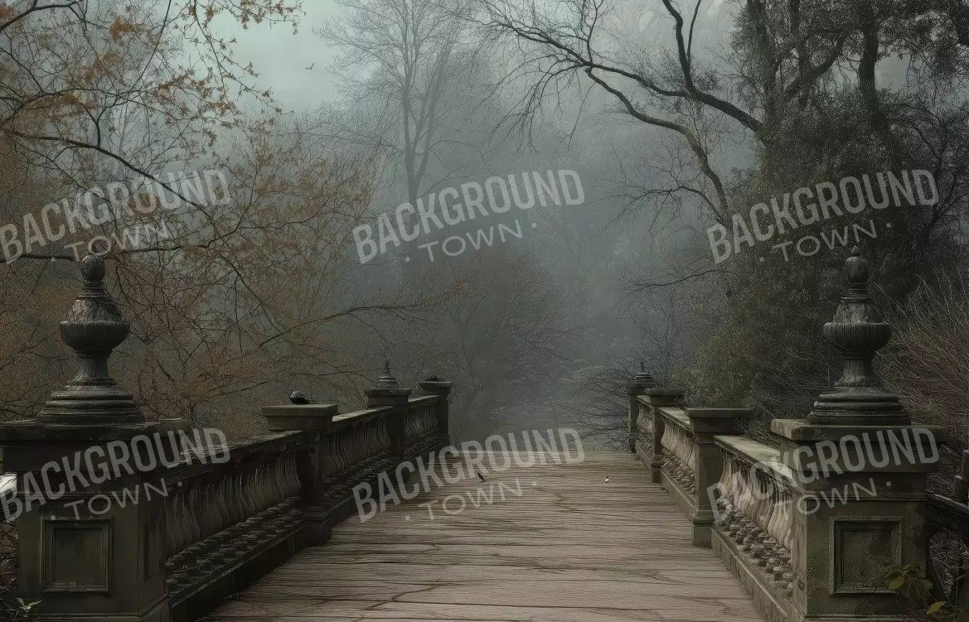 Victorian Bridge 14’x9’ UltraCloth (168 x 108 inch) Backdrop
