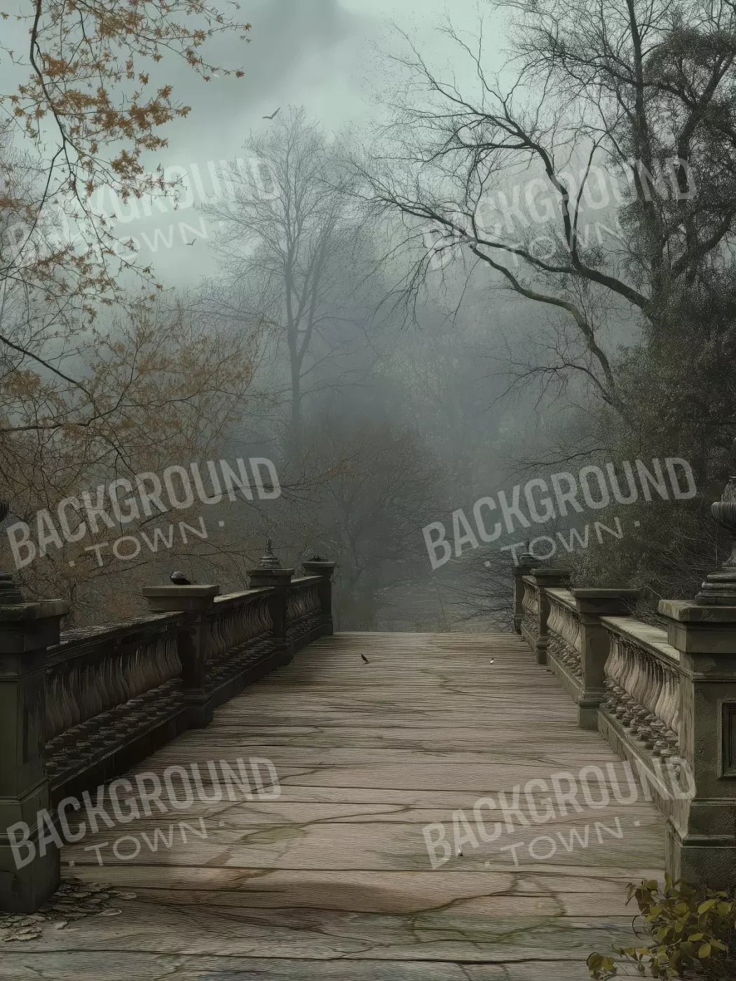 Victorian Bridge 5’x6’8 Fleece (60 x 80 inch) Backdrop