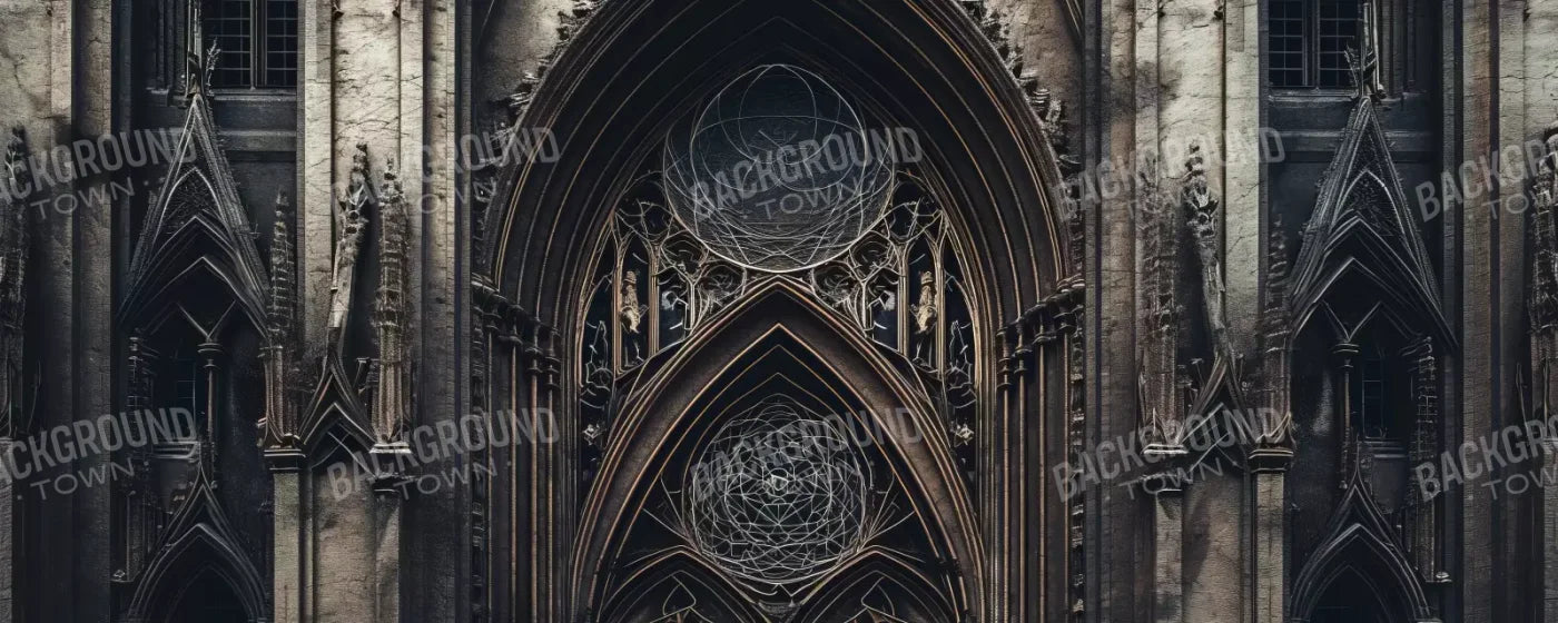 Victorian Castle Entrance 20’x8’ UltraCloth (240 x 96 inch) Backdrop