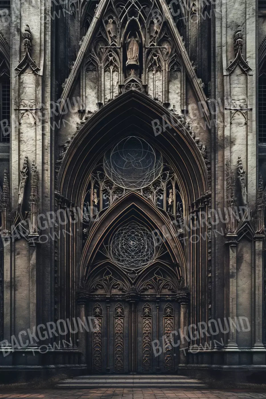 Victorian Castle Entrance 8’x12’ UltraCloth (96 x 144 inch) Backdrop