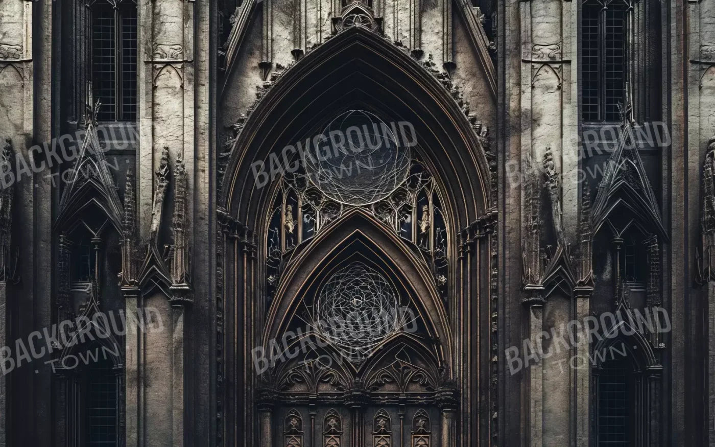 Victorian Castle Entrance 8’x5’ UltraCloth (96 x 60 inch) Backdrop