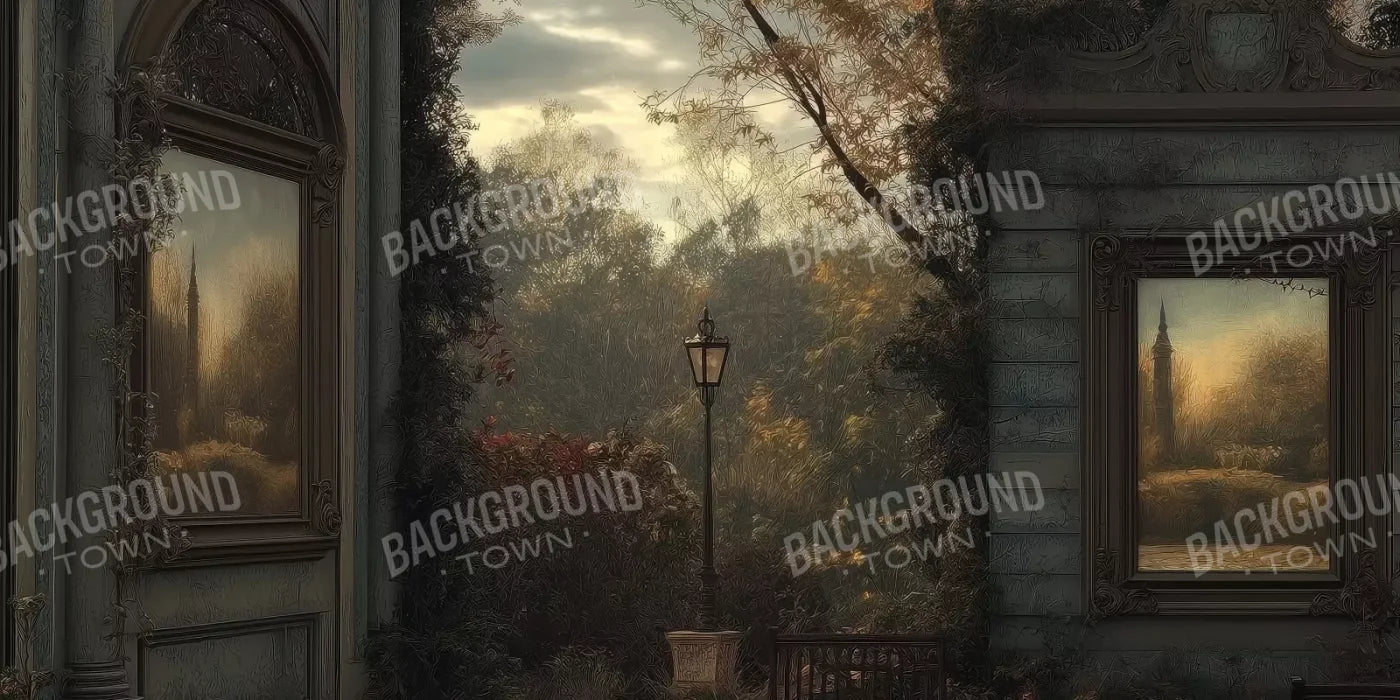 Victorian Courtyard 16’x8’ UltraCloth (192 x 96 inch) Backdrop