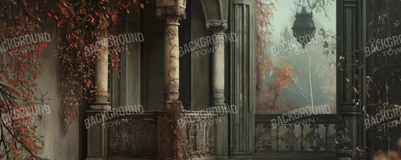 Victorian Courtyard Stairs 20’x8’ UltraCloth (240 x 96 inch) Backdrop