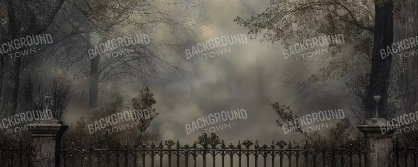 Victorian Fence 20’x8’ UltraCloth (240 x 96 inch) Backdrop