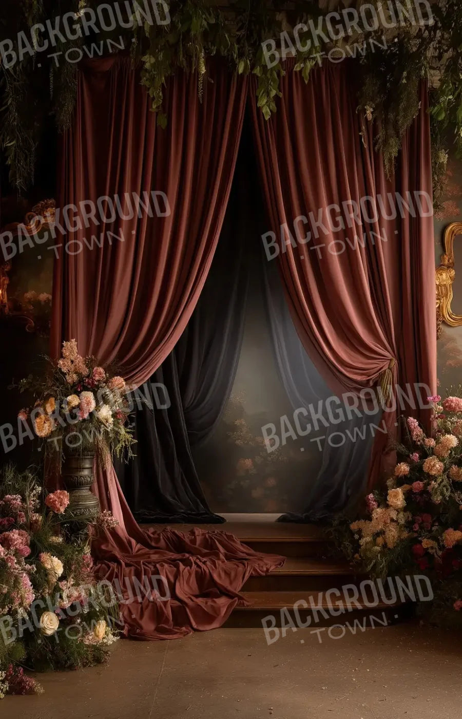 Victorian Flower Room 9’x14’ UltraCloth (108 x 168 inch) Backdrop