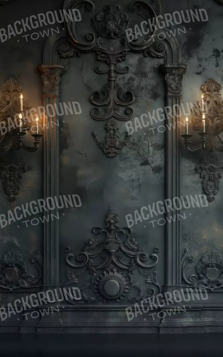 Victorian Gothic Candle Sconces 5’x8’ UltraCloth (60 x 96 inch) Backdrop