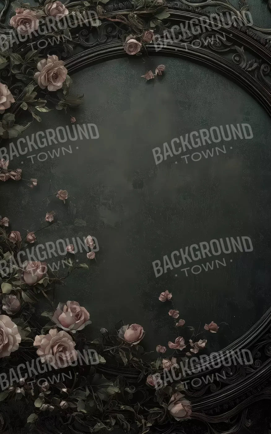 Victorian Gothic Frame With Flowers 5’x8’ UltraCloth (60 x 96 inch) Backdrop