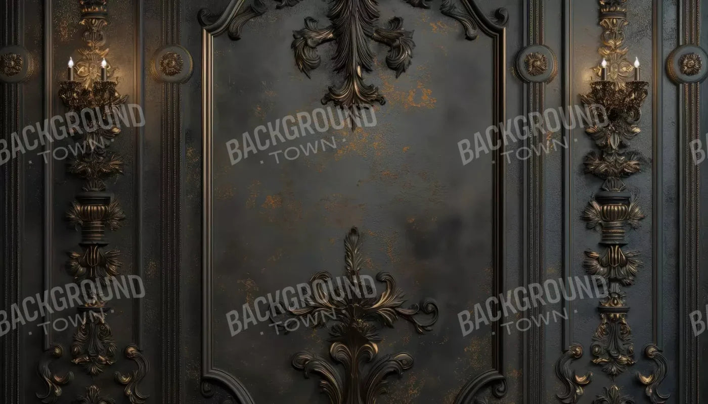 Victorian Gothic Wall Sconces 14’x8’ UltraCloth (168 x 96 inch) Backdrop