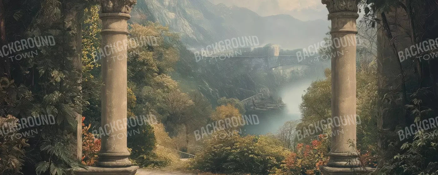 Victorian Outside Arch 20’x8’ UltraCloth (240 x 96 inch) Backdrop