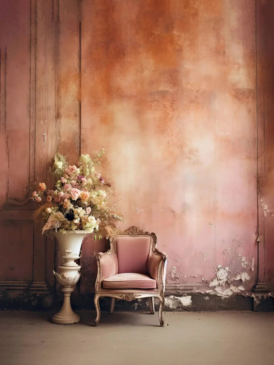 Victorian Room Iii 5X68 Fleece ( 60 X 80 Inch ) Backdrop