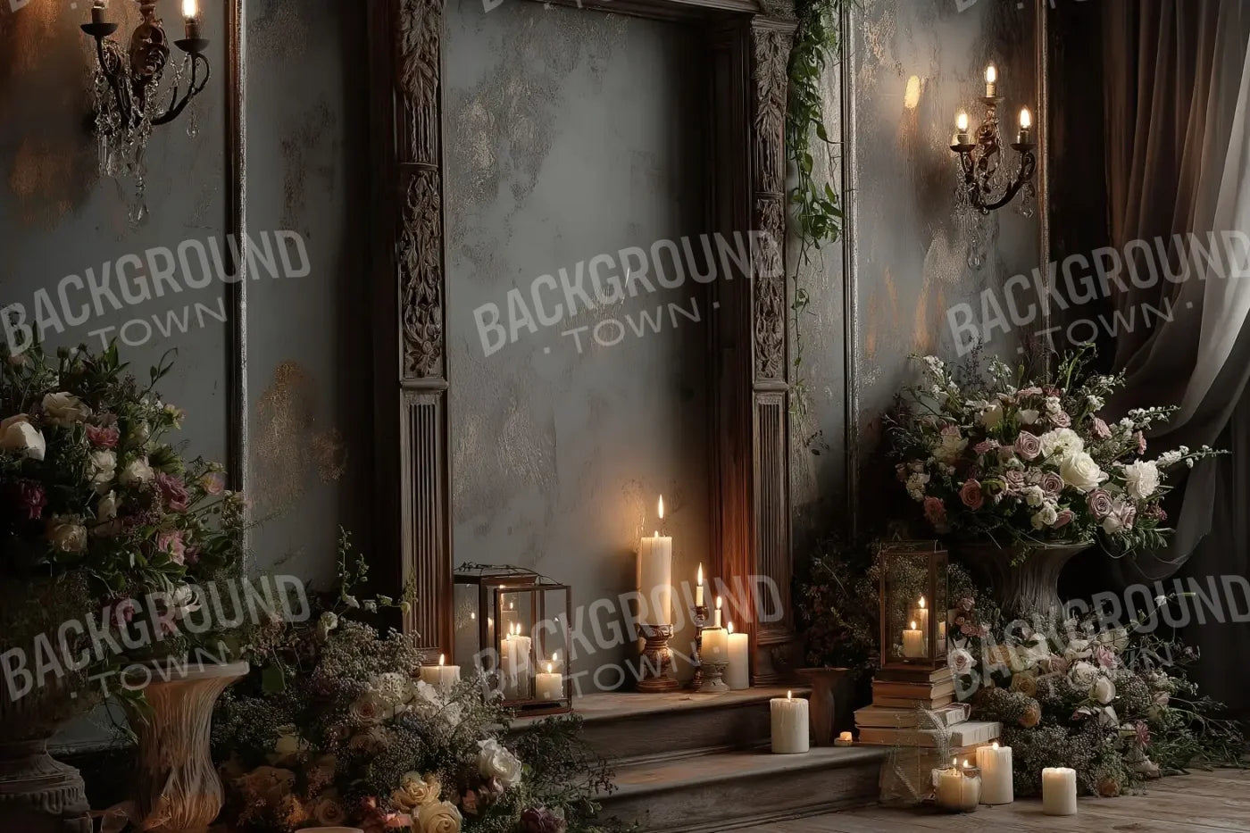 Victorian Wall 12’x8’ UltraCloth (144 x 96 inch) Backdrop