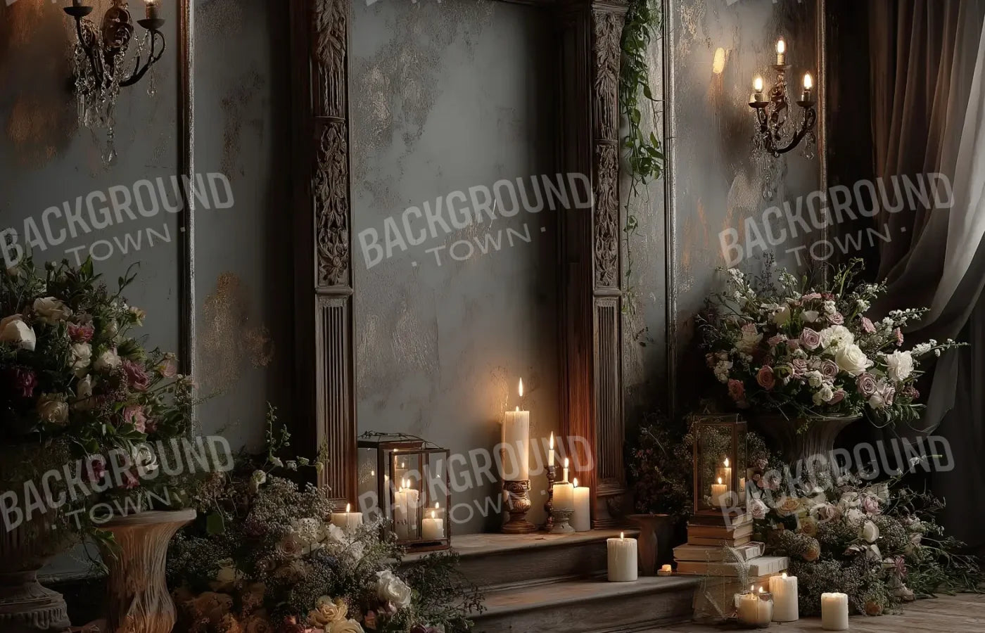 Victorian Wall 14’x9’ UltraCloth (168 x 108 inch) Backdrop
