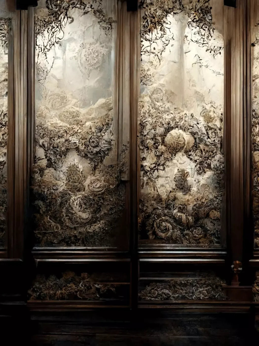 Victorian Wallpaper 5X68 Fleece ( 60 X 80 Inch ) Backdrop