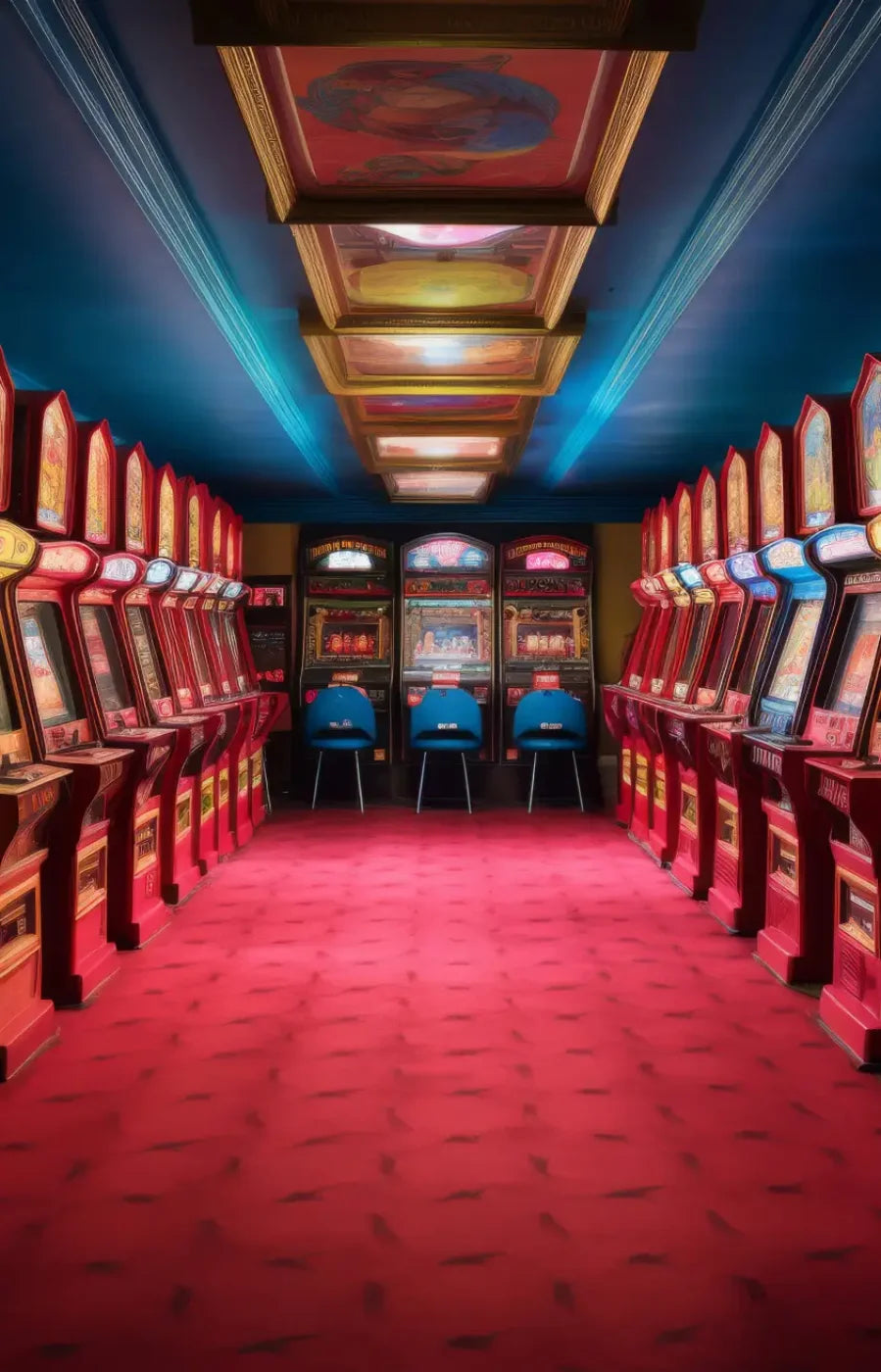 Vintage Arcade 9’x14’ UltraCloth (108 x 168 inch) Backdrop