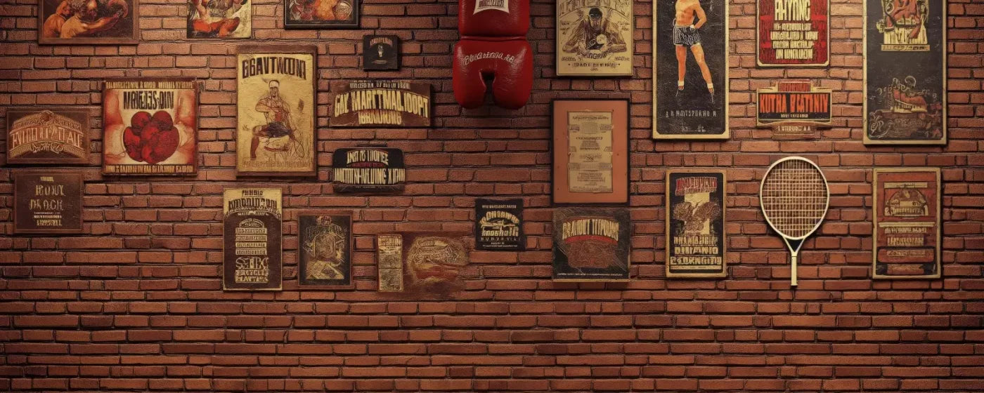 Vintage Boxing 20’X8’ Ultracloth (240 X 96 Inch) Backdrop