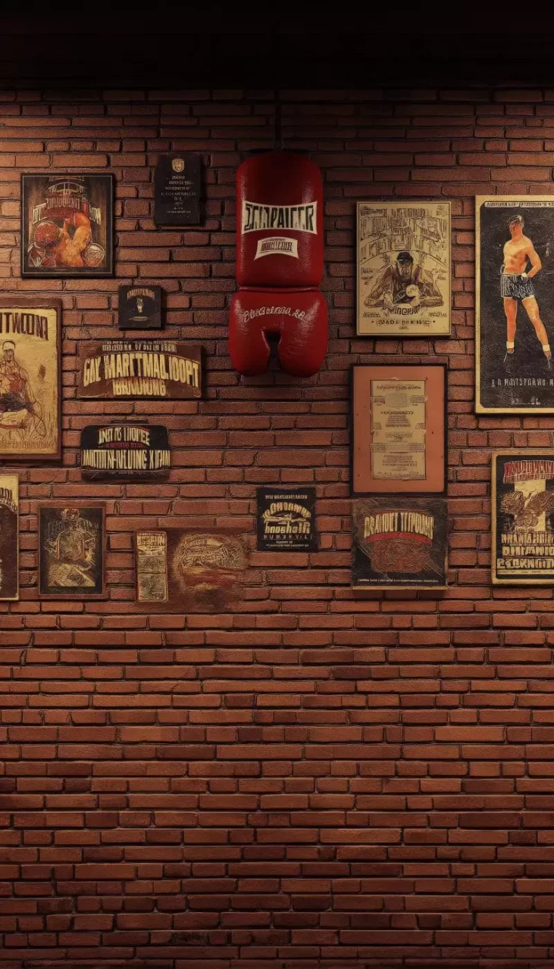 Vintage Boxing 8’X14’ Ultracloth (96 X 168 Inch) Backdrop