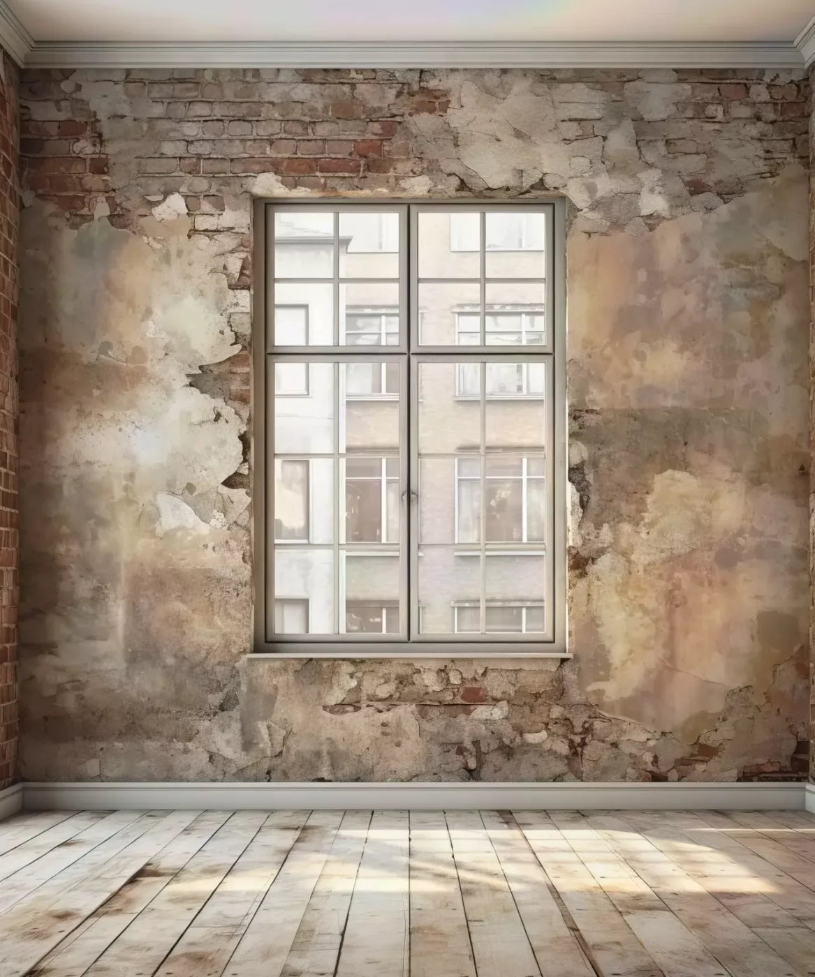 Vintage Brick Plaster Ii 10X12 Ultracloth ( 120 X 144 Inch ) Backdrop