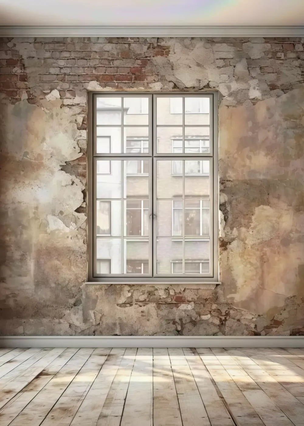 Vintage Brick Plaster Ii 5X7 Ultracloth ( 60 X 84 Inch ) Backdrop