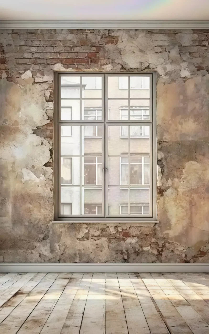 Vintage Brick Plaster Ii 5X8 Ultracloth ( 60 X 96 Inch ) Backdrop