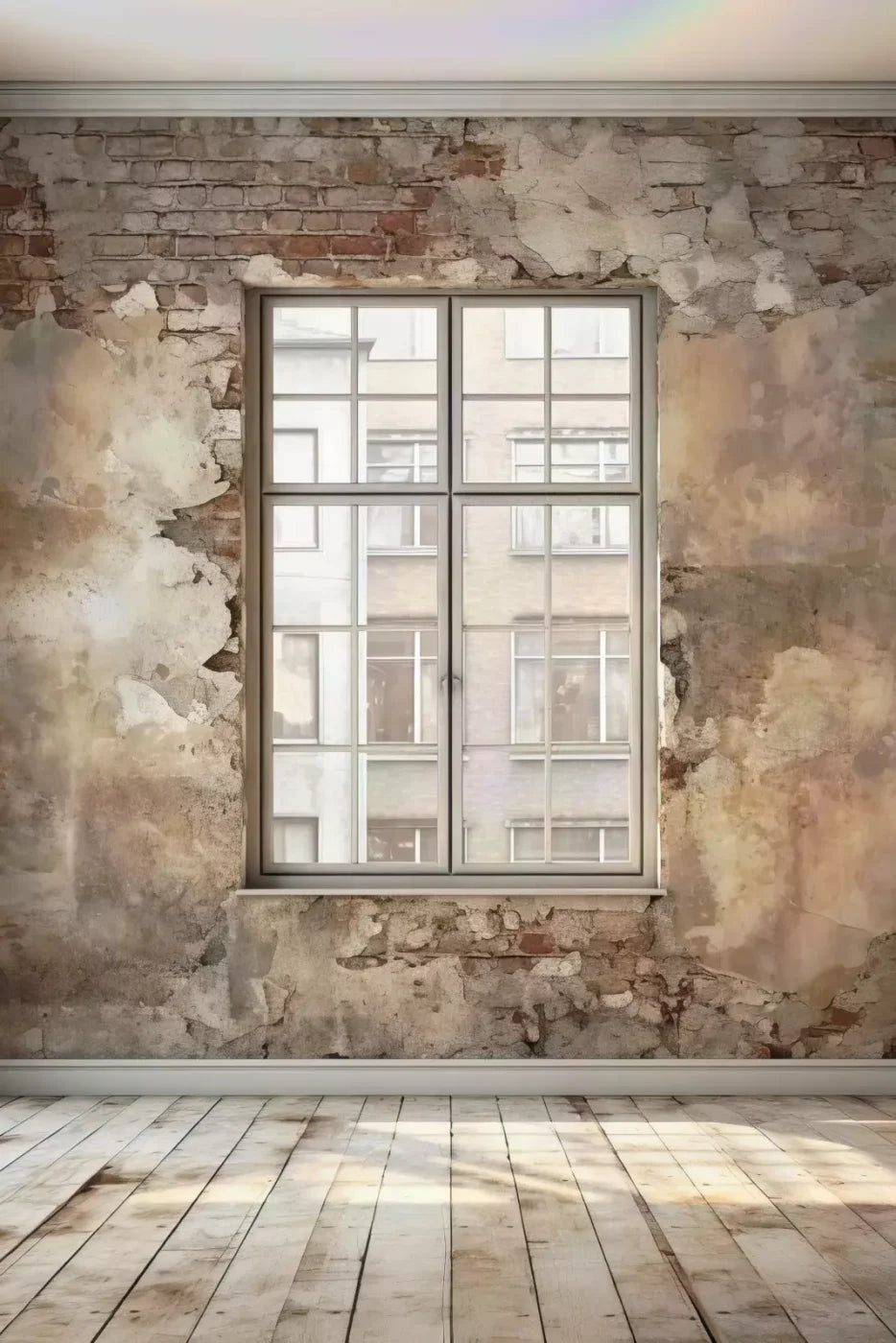 Vintage Brick Plaster Ii 8X12 Ultracloth ( 96 X 144 Inch ) Backdrop