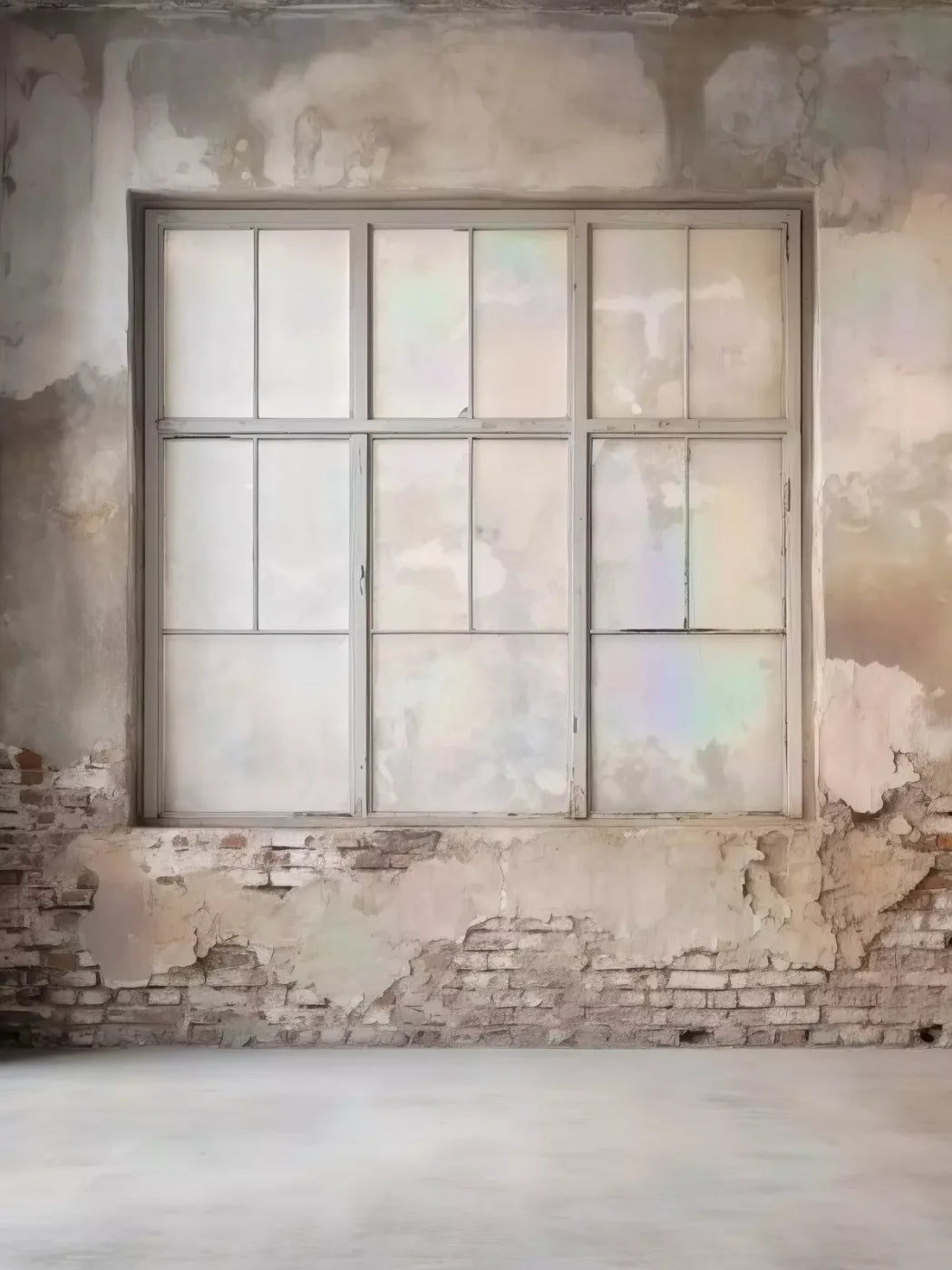 Vintage Brick Plaster Iii 5X68 Fleece ( 60 X 80 Inch ) Backdrop