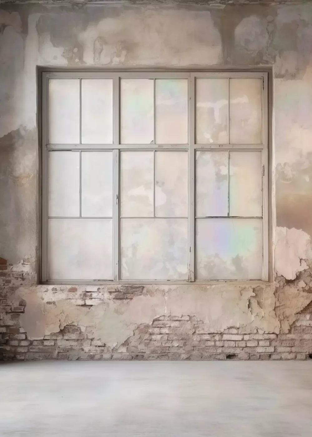 Vintage Brick Plaster Iii 5X7 Ultracloth ( 60 X 84 Inch ) Backdrop