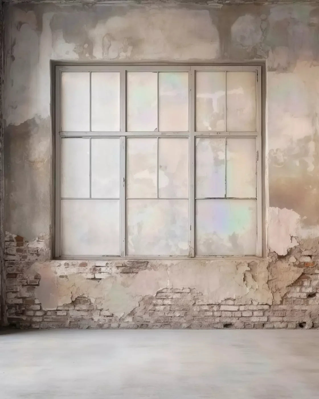 Vintage Brick Plaster Iii 8X10 Fleece ( 96 X 120 Inch ) Backdrop