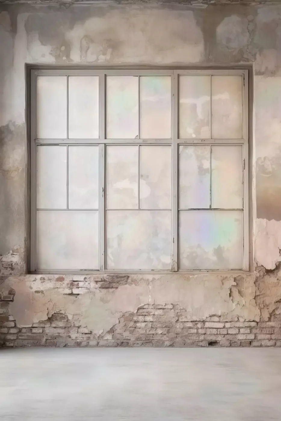 Vintage Brick Plaster Iii 8X12 Ultracloth ( 96 X 144 Inch ) Backdrop