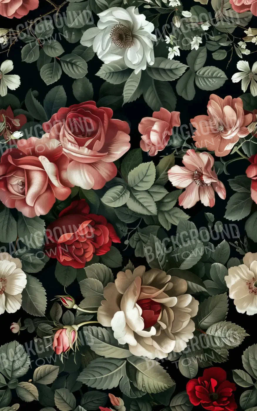 Green Pink Black White Red Backdrop for Photography