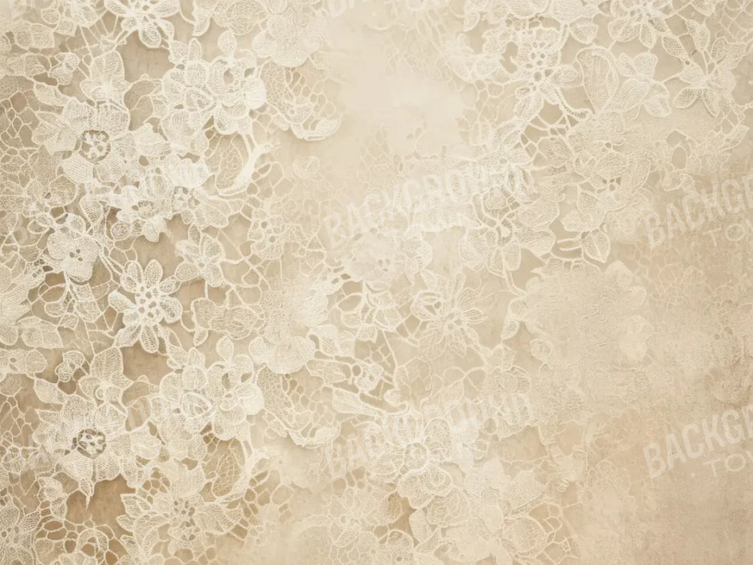 Vintage Lace 6’8x5’ Fleece (80 x 60 inch) Backdrop