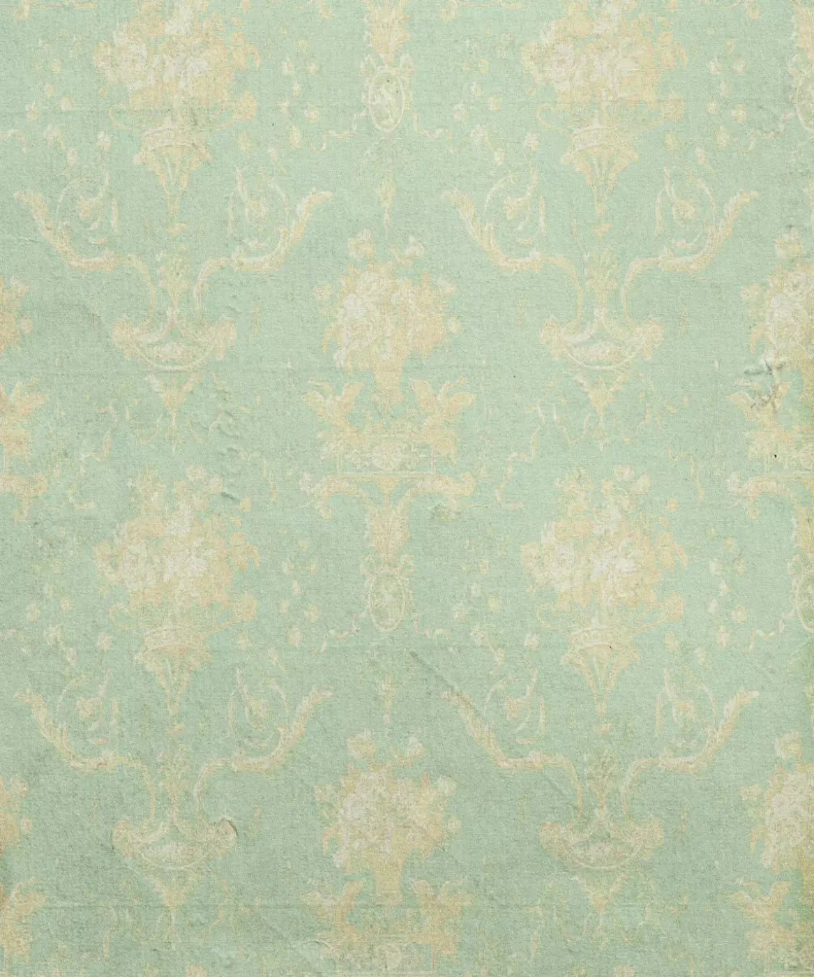 Green Damask Backdrop for Photography