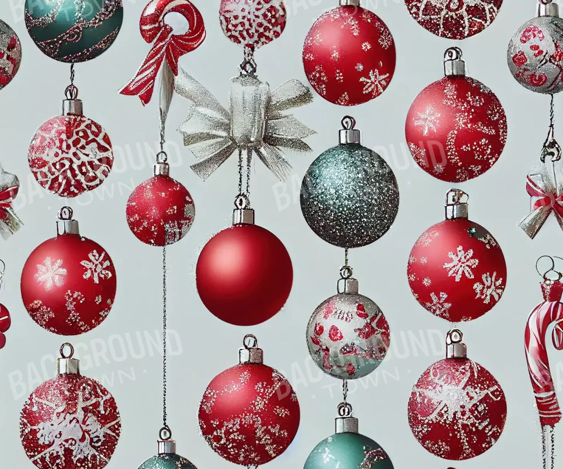Vintage Ornaments I 5’X4’2 Fleece (60 X 50 Inch) Backdrop