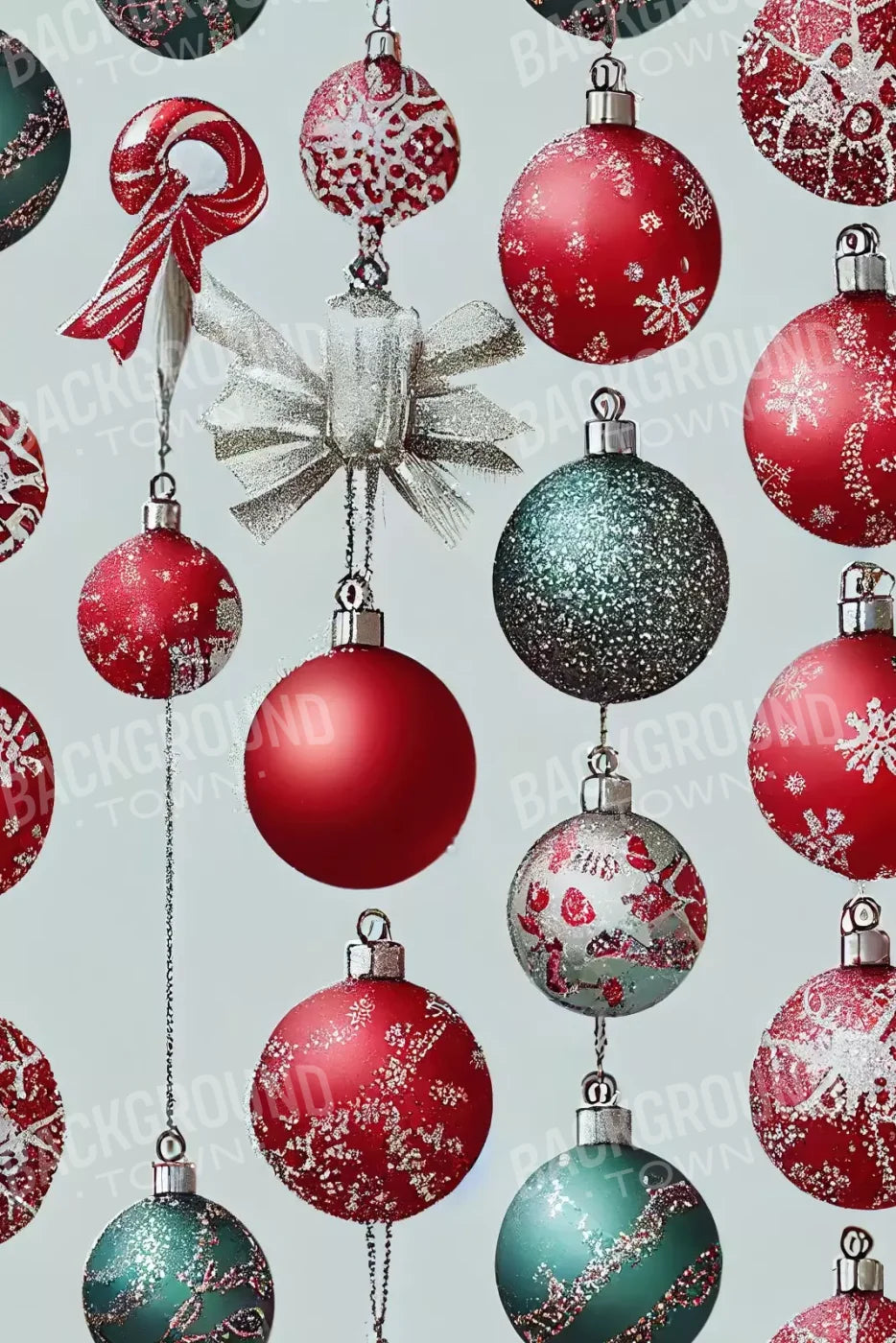 Vintage Ornaments I 8’X12’ Ultracloth (96 X 144 Inch) Backdrop