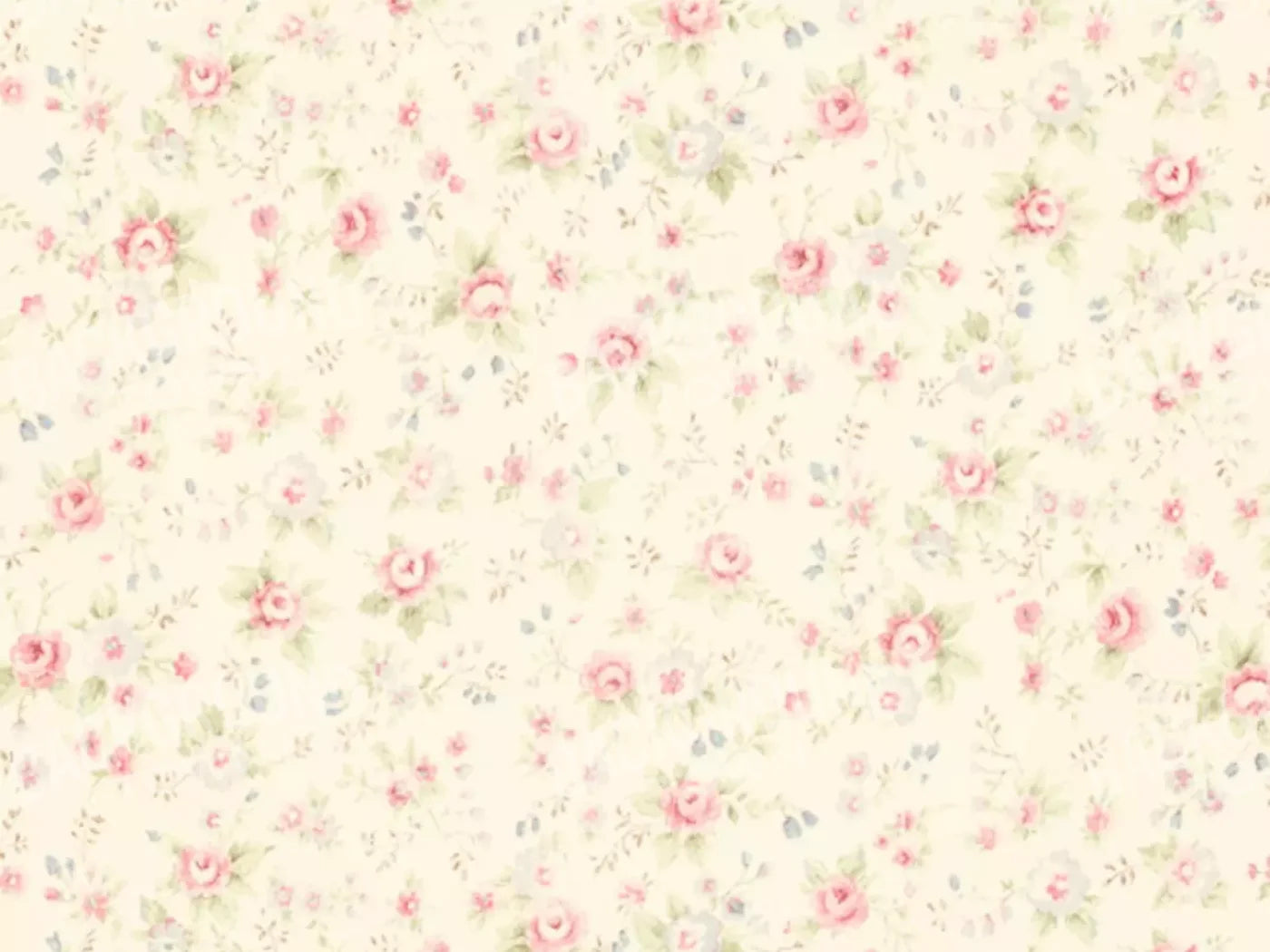 Vintage Rosie Cream 10’X8’ Fleece (120 X 96 Inch) Backdrop