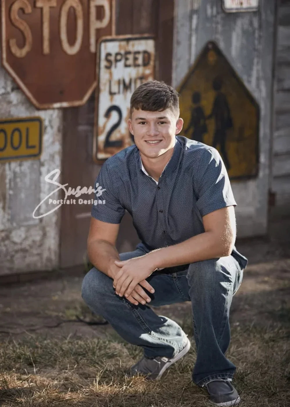 Brown Set Designs Backdrop for Photography