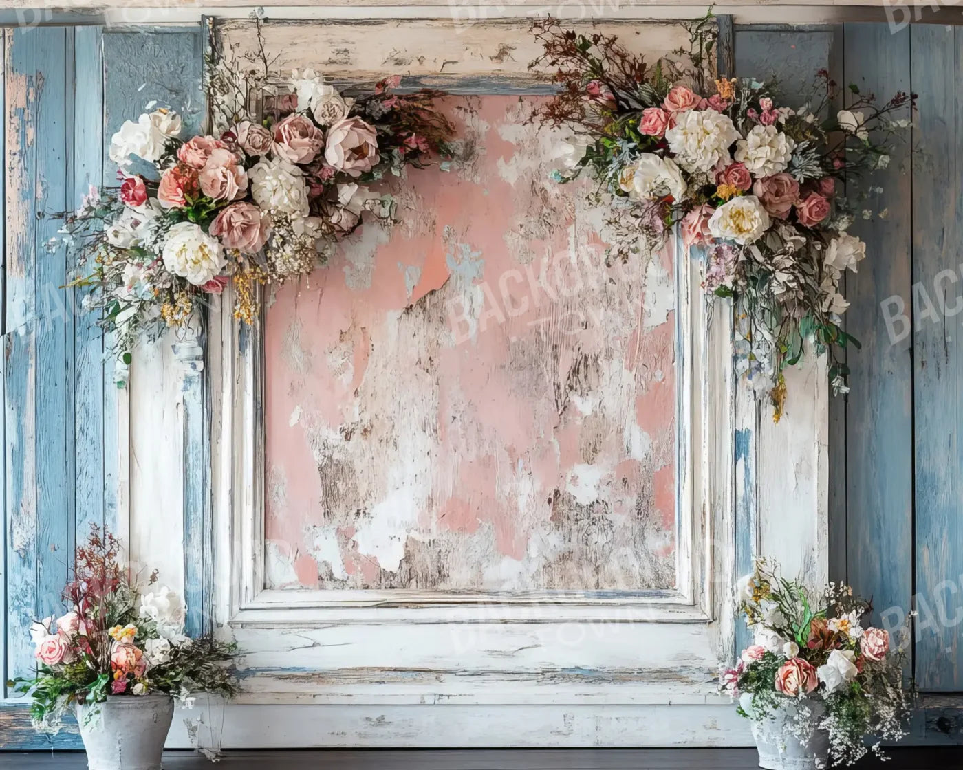 Vintage Wall II 10’x8’ Fleece (120 x 96 inch) Backdrop