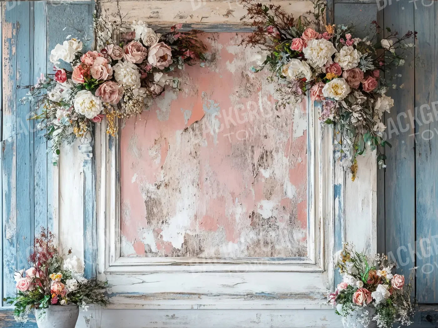 Vintage Wall II 8’x6’ Fleece (96 x 72 inch) Backdrop