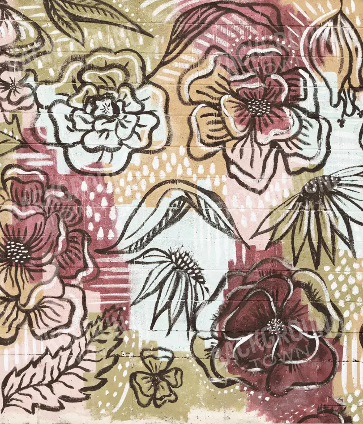 Vintage Wall Mural 10X12 Ultracloth ( 120 X 144 Inch ) Backdrop