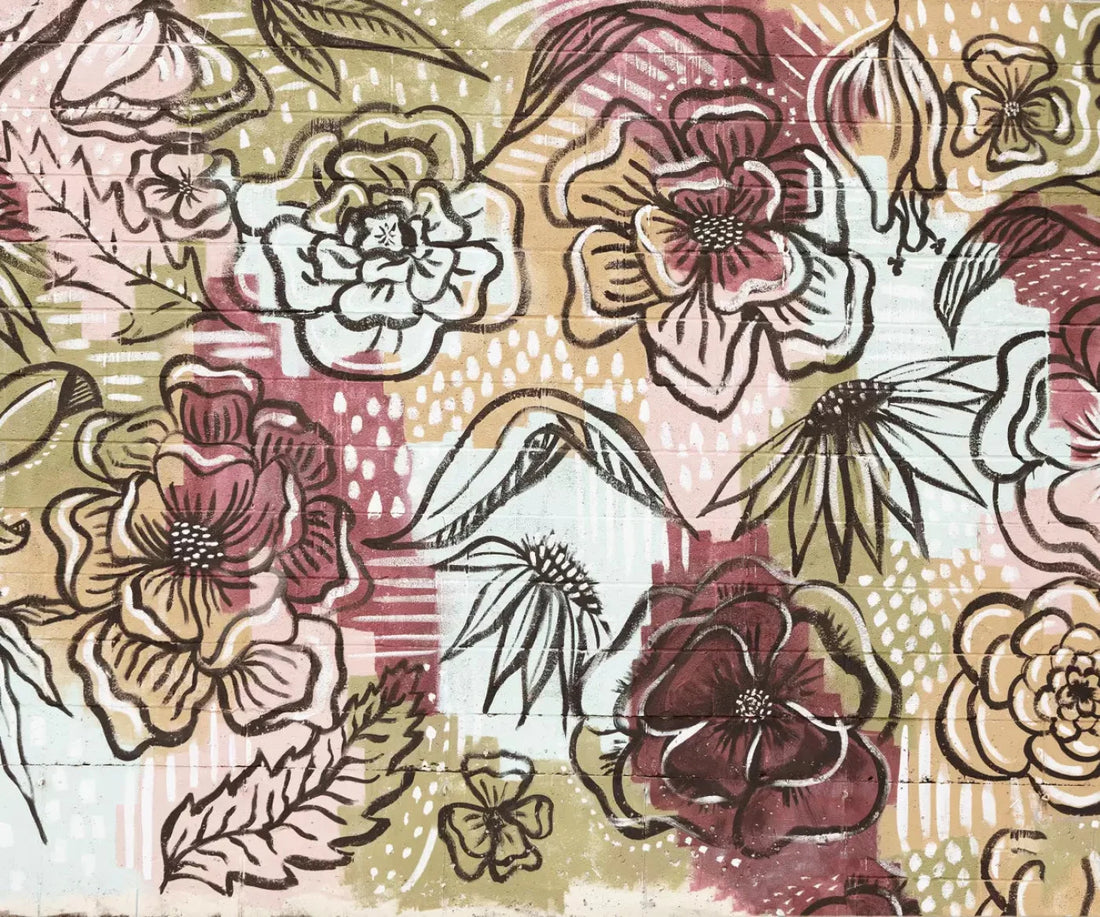 Vintage Wall Mural 5X42 Fleece ( 60 X 50 Inch ) Backdrop