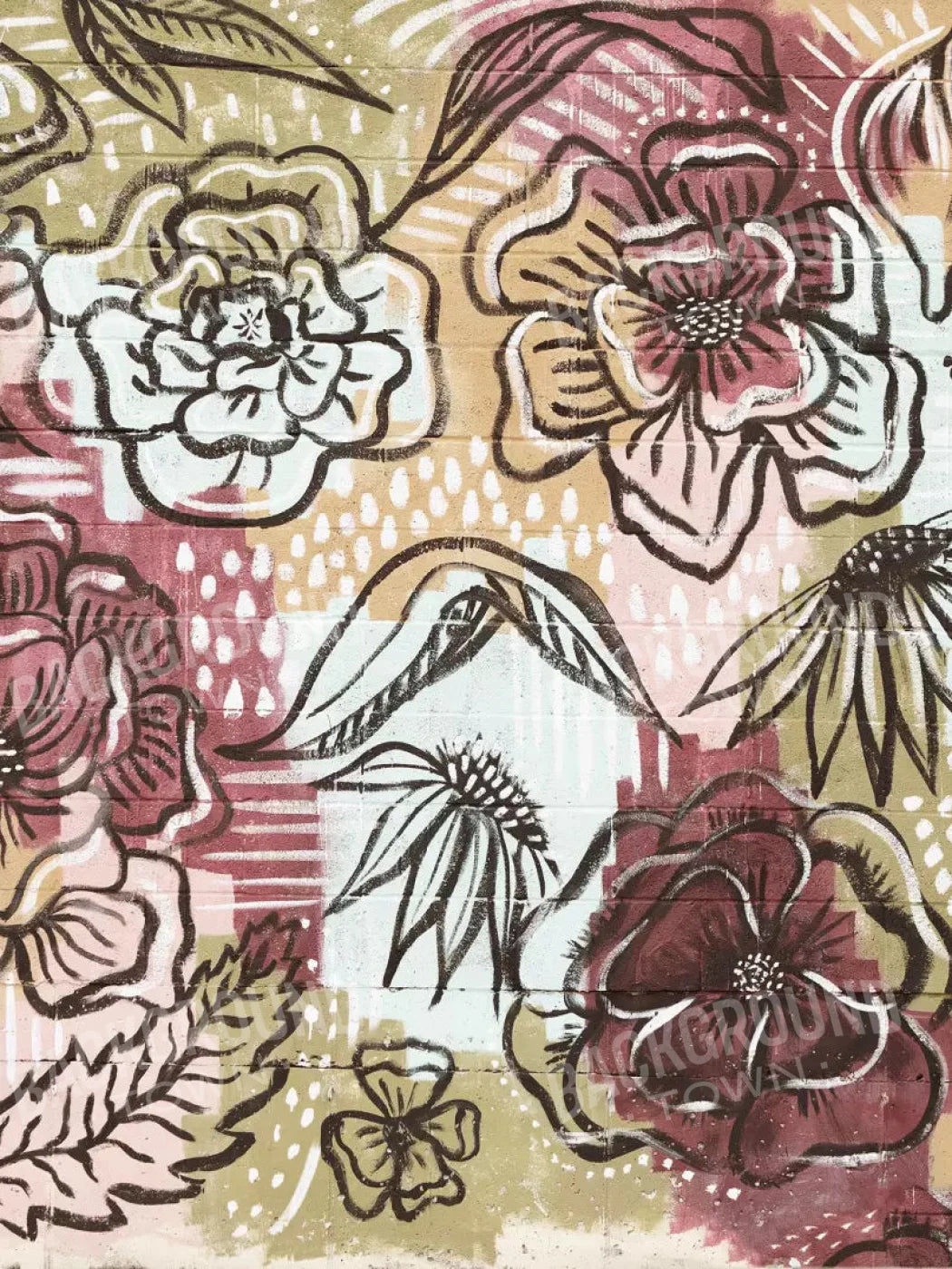 Vintage Wall Mural 5X68 Fleece ( 60 X 80 Inch ) Backdrop