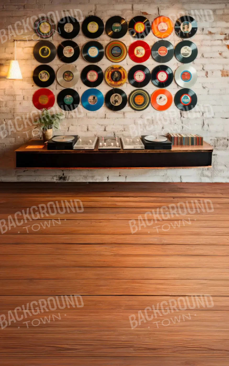 Orange Black Blue Brown Red Backdrop for Photography