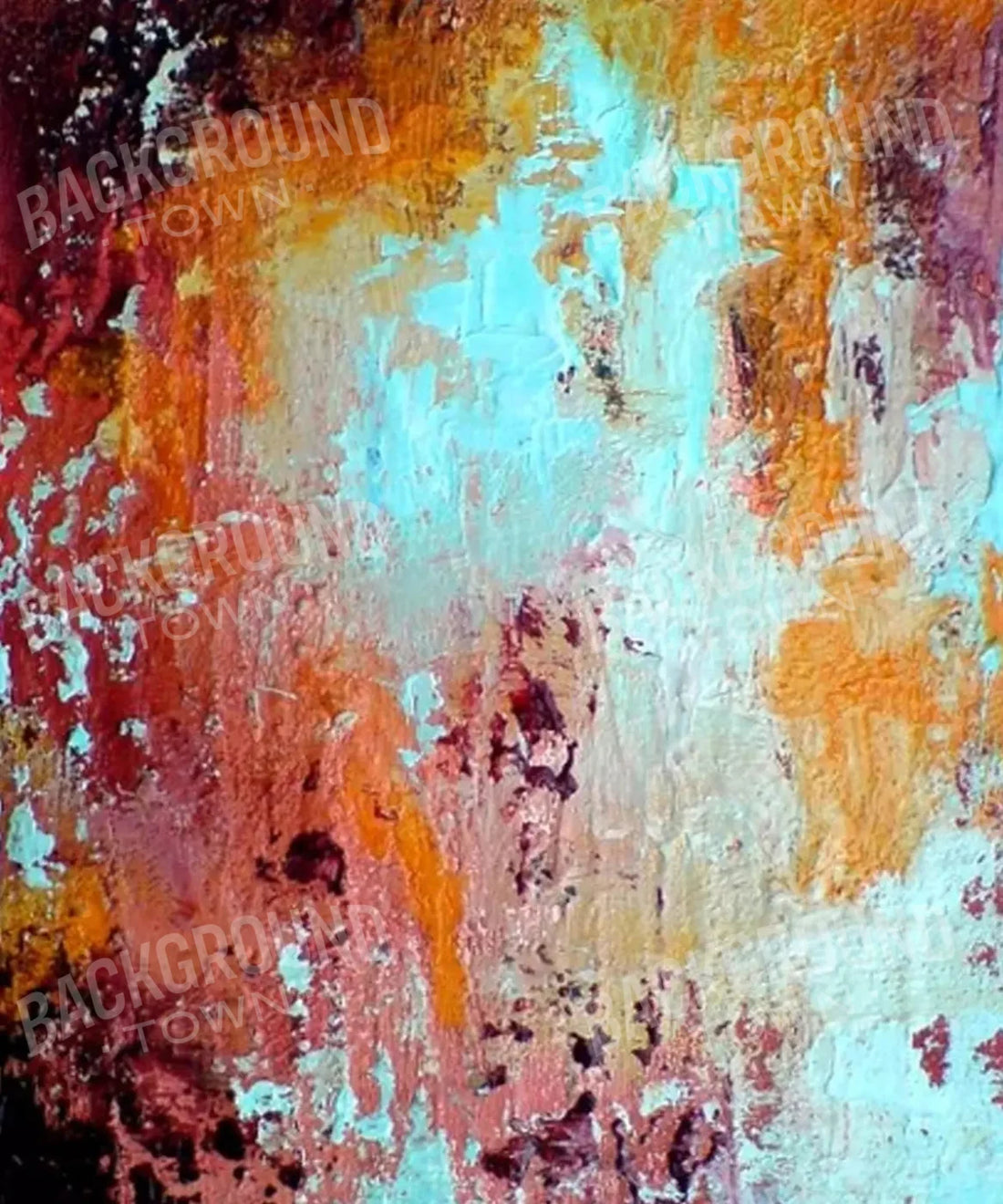 Multi-Color Urban Grunge Backdrop for Photography