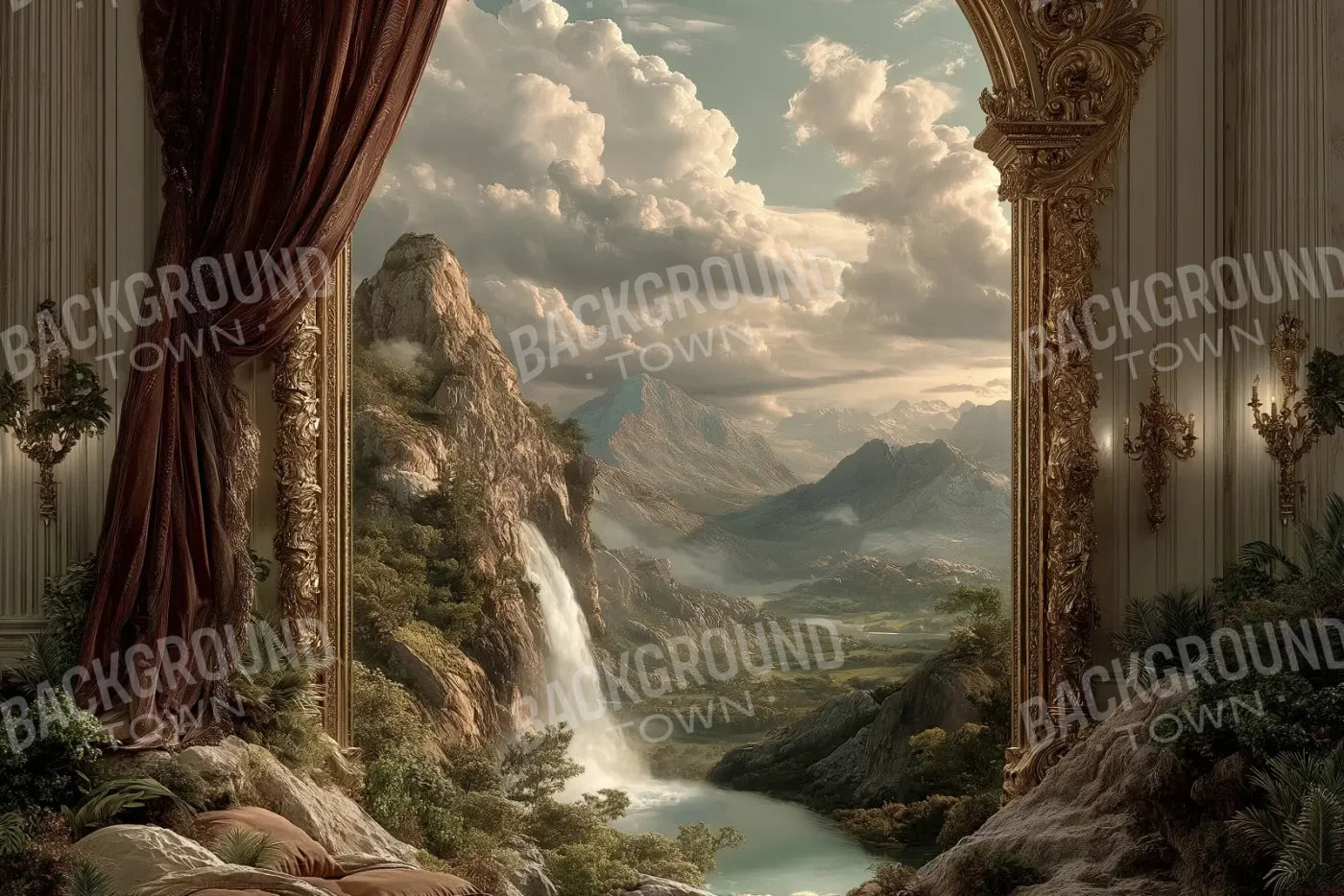 Walkway To Paradise 12’x8’ UltraCloth (144 x 96 inch) Backdrop