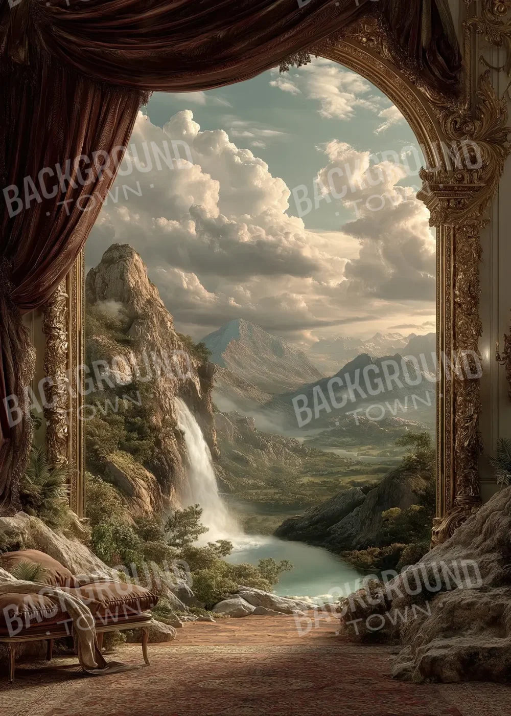 Walkway To Paradise 5’x7’ UltraCloth (60 x 84 inch) Backdrop